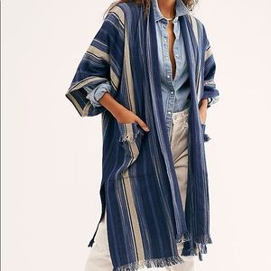 Free People Odyssey Stripe Kimono / New / OS